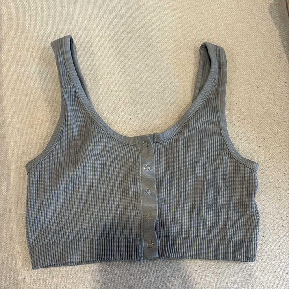 Grey Aerie cropped tank/bralette